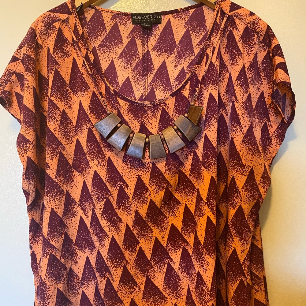 Print blouse